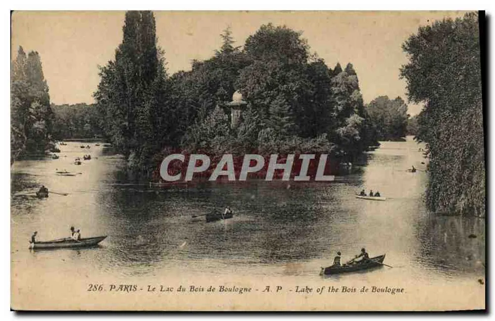 Paris - See des Bois de Boulogne - A. P. - See des Bois de Boulogne - Vorderseite