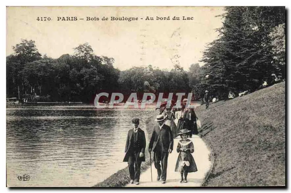 PARIS — Bois de Boulogne — Am Ufer des Sees — Verlag BLD, Nr. 4170 - Vorderseite