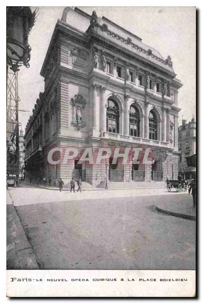 Paris - Das Neue Opéra Comique & Place Boieldieu - Vorderseite