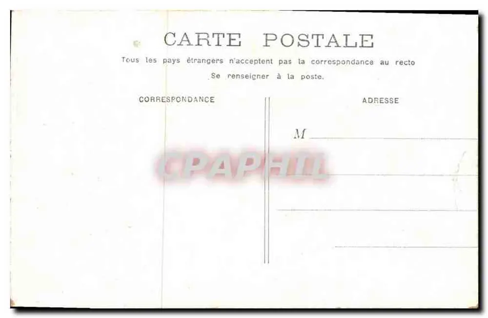 PARIS - Bois-de-Boulogne - Allée des Acacias - Rückseite