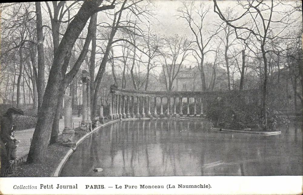 Der Parc Monceau (Die Naumachie) — Paris — Sammlung Petit Journal - Vorderseite
