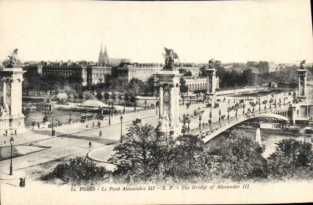Paris - Le Pont Alexandre III - A.P. - The Bridge of Alexander III - Frente