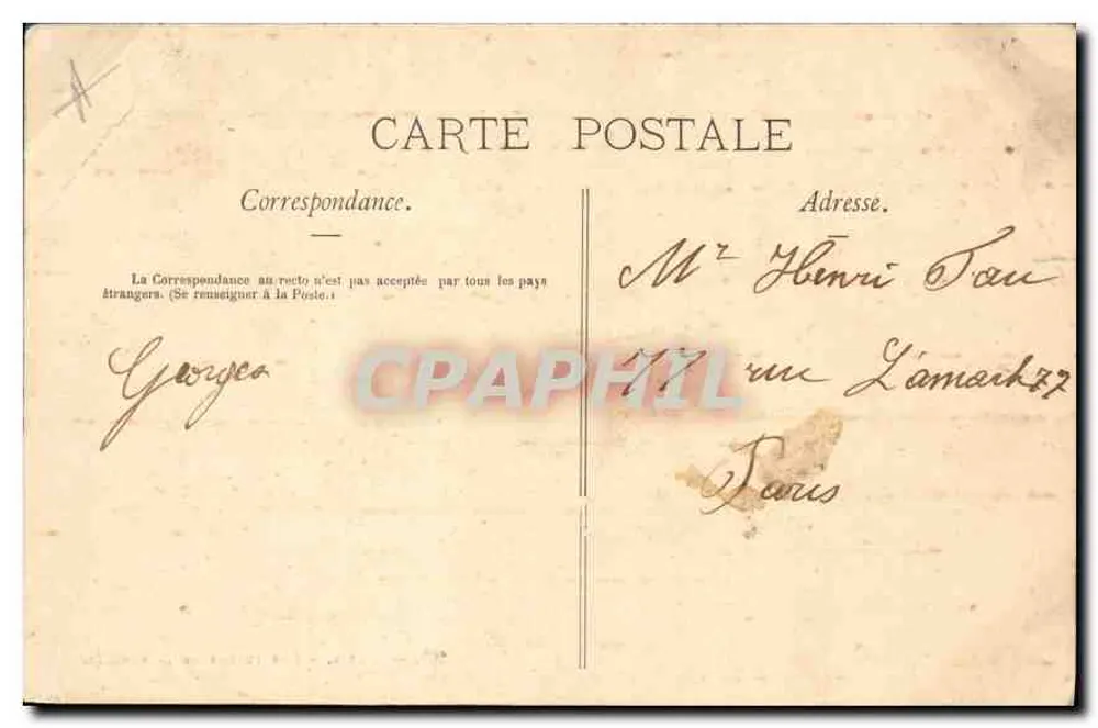 Paris — Les ruines de la Bastille — éditeur IMPRIMÉ SUR LA CARTE n° 209 - Verso