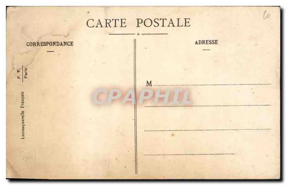 Paris - A Coluna de Julho — vista da coluna com estátua no topo e edifícios ao redor - Verso