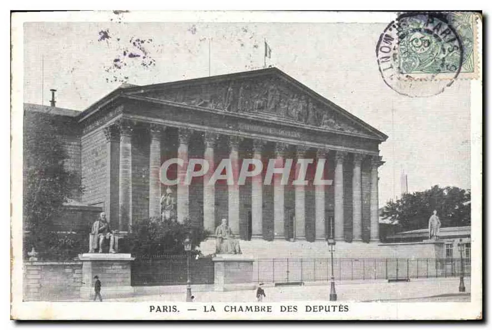Parigi — La Camera dei Deputati — editore non visibile - Recto