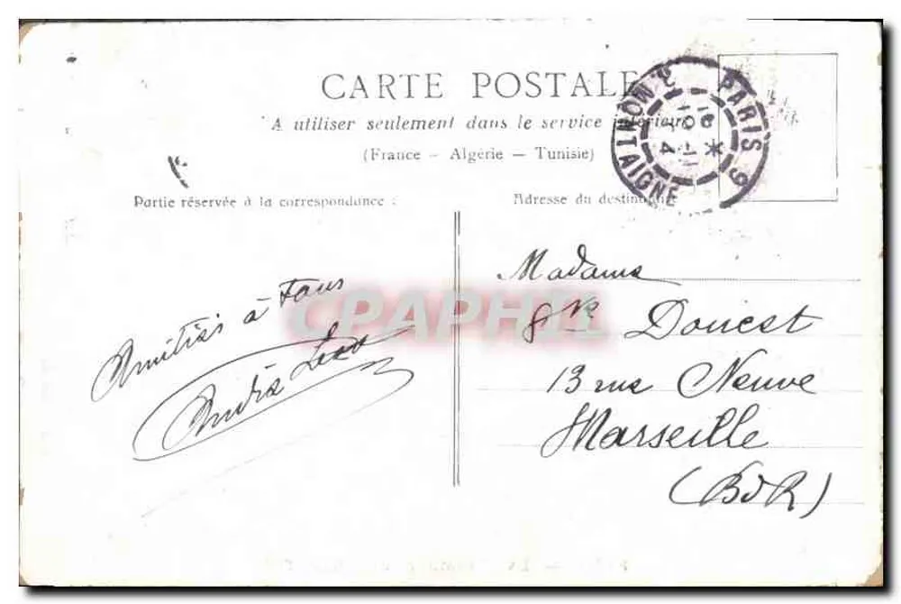 Parigi — La Camera dei Deputati — editore non visibile - Verso
