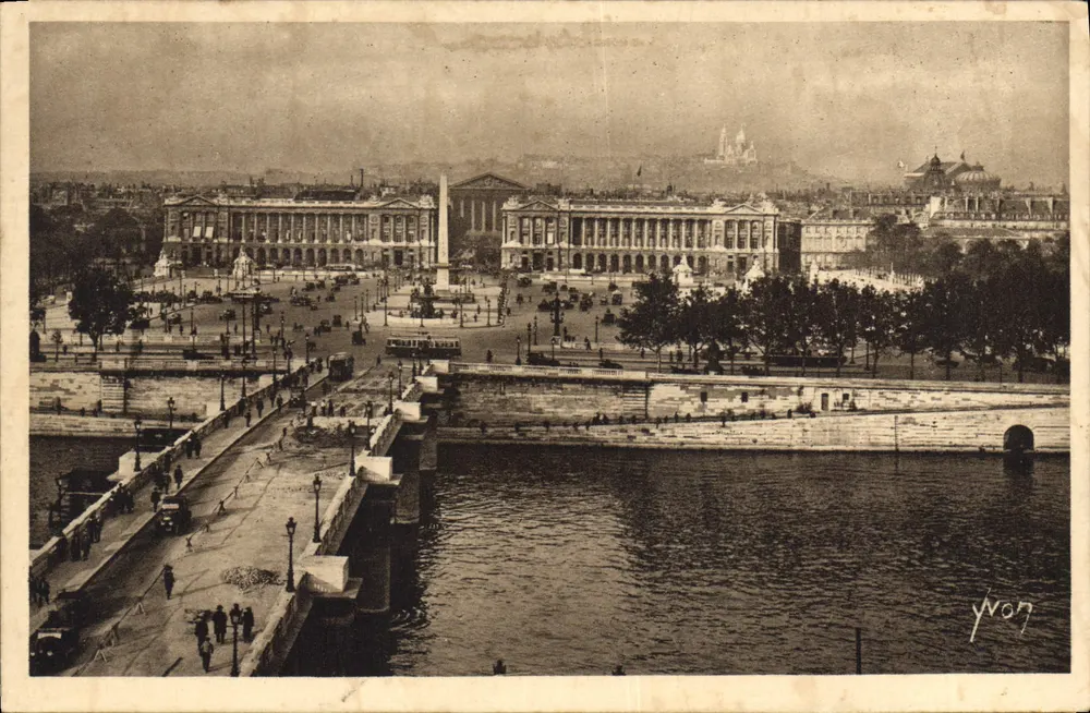 Place de la Concorde — allgemeine Ansicht — Les Éditions de la Rue de Bretagne, Paris - Vorderseite