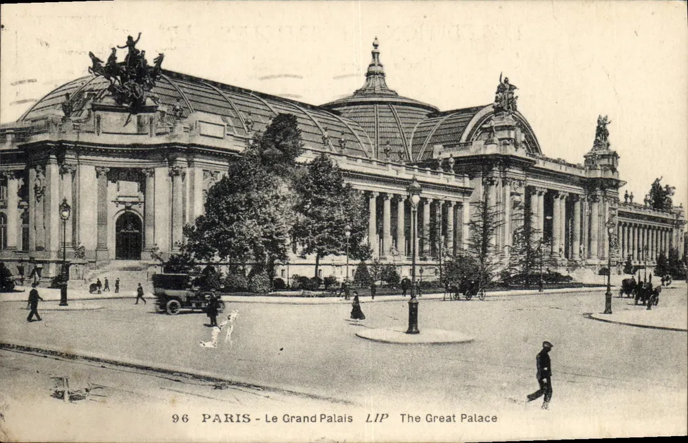 Paris - O Grande Palácio — editor LIP, n° 96 - Frente