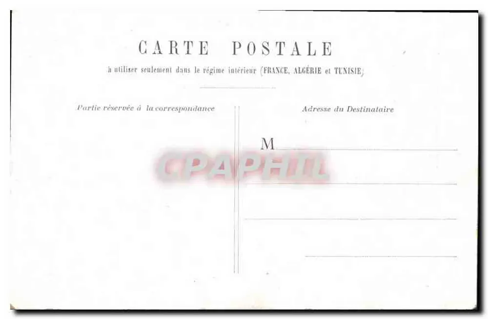 Paris - Cour du Louvre — vista da cour com a estátua da Vitória — éditeur non identifié - Verso