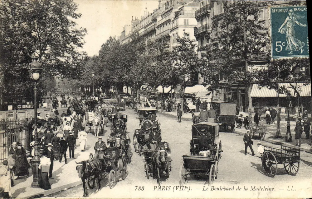 Paris (VIIIe) — Le Boulevard de la Madeleine — LL. — n° 783 - Frente