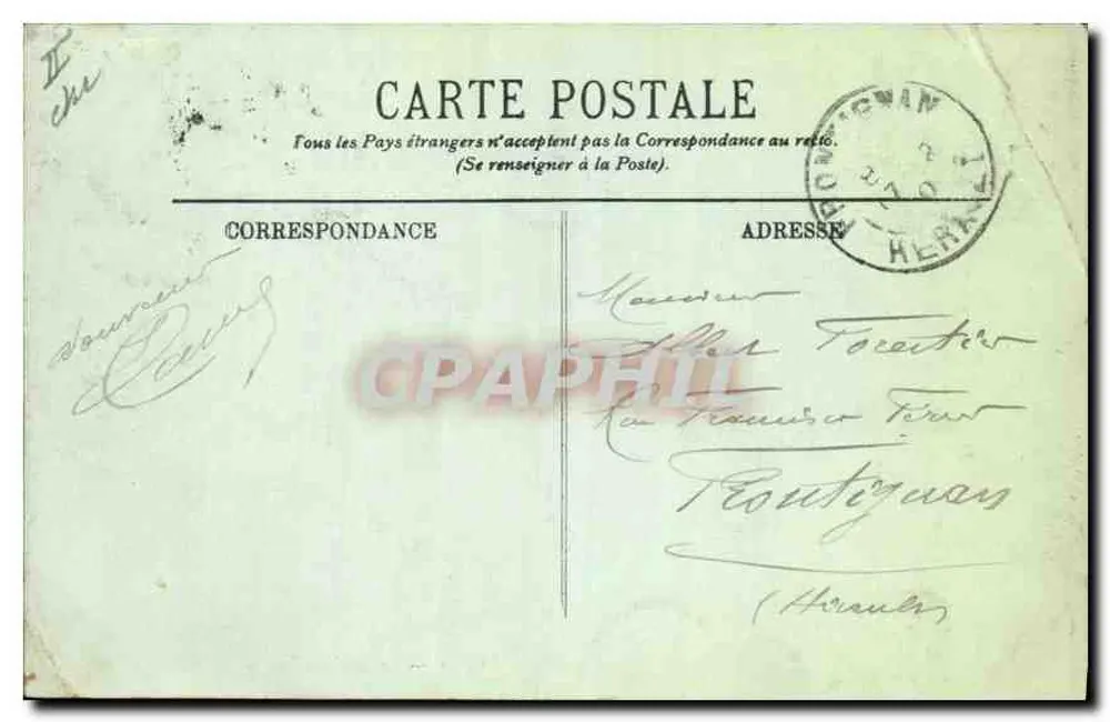 Paris (VIIIe) — Le Boulevard de la Madeleine — LL. — n° 783 - Verso