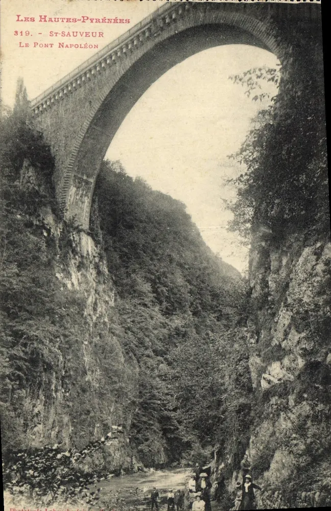 St-Sauveur - Napoleonbrücke — Hochpyrenäen, Nr. 319 - Vorderseite