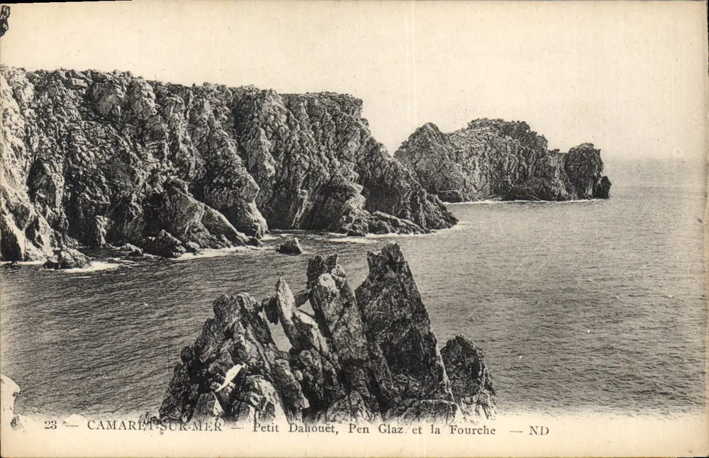 Camaret-sur-Mer — Petit Dahouët, Pen Glaz und die Fourche — ND - Vorderseite