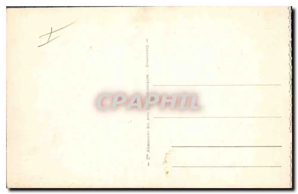 Gavarnie — A Igreja (século XIV) — Atelier de Arts Graphiques, Bureaux - Verso