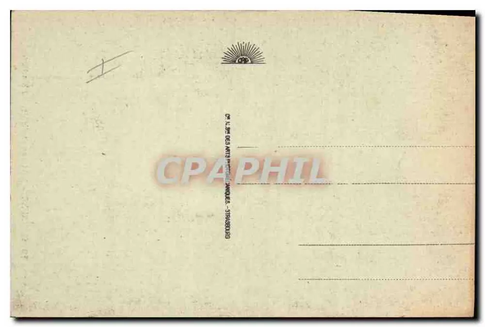 Gavarnie - Le Gave et l'Hôtel du Marboré — CPA n°16 - Verso