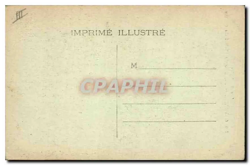 Gavarnie — Terrasse de l'Hôtel du Cirque — Les Pyrénées — éditeur Imprimé Illustré, n° 310 - Verso