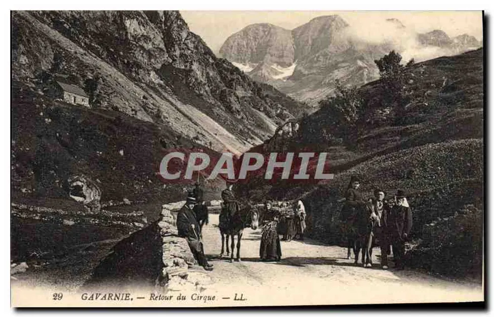 Gavarnie — Retorno do Circo — LL. n°29 - Frente