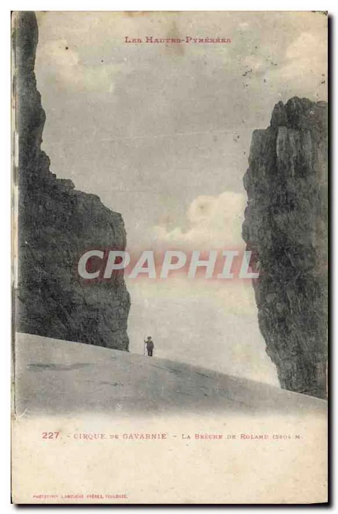 Cirque de Gavarnie - La Brèche de Roland (2864 m) — Hautes-Pyrénées — Pariser Verlag, n° 227 - Vorderseite