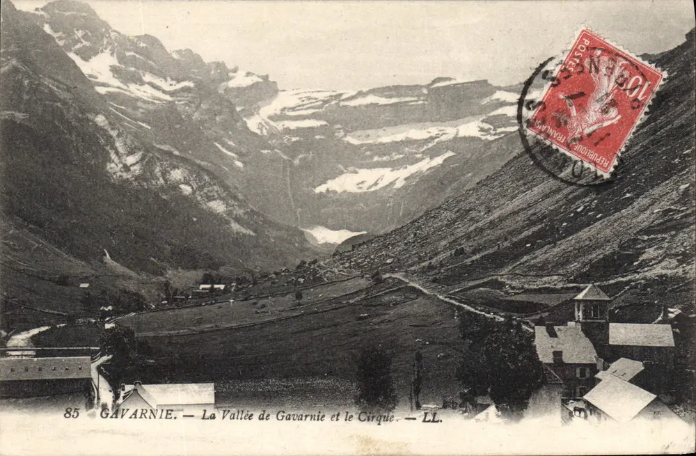 Gavarnie — Die Gavarnie-Tal und der Cirque — LL. — 85 - Vorderseite