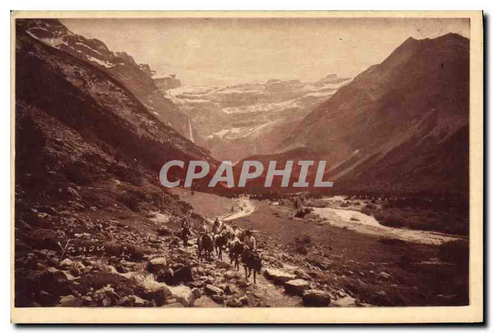 Retorno do Circo — Gavarnie — Ed. B. Baudet, Lourdes, n° 227 - Frente