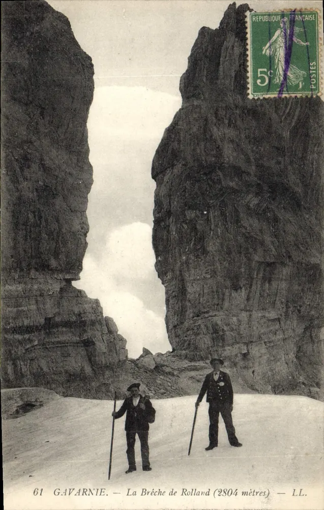 Gavarnie — A Brecha de Rolland (2804 metros) — LL. - Frente