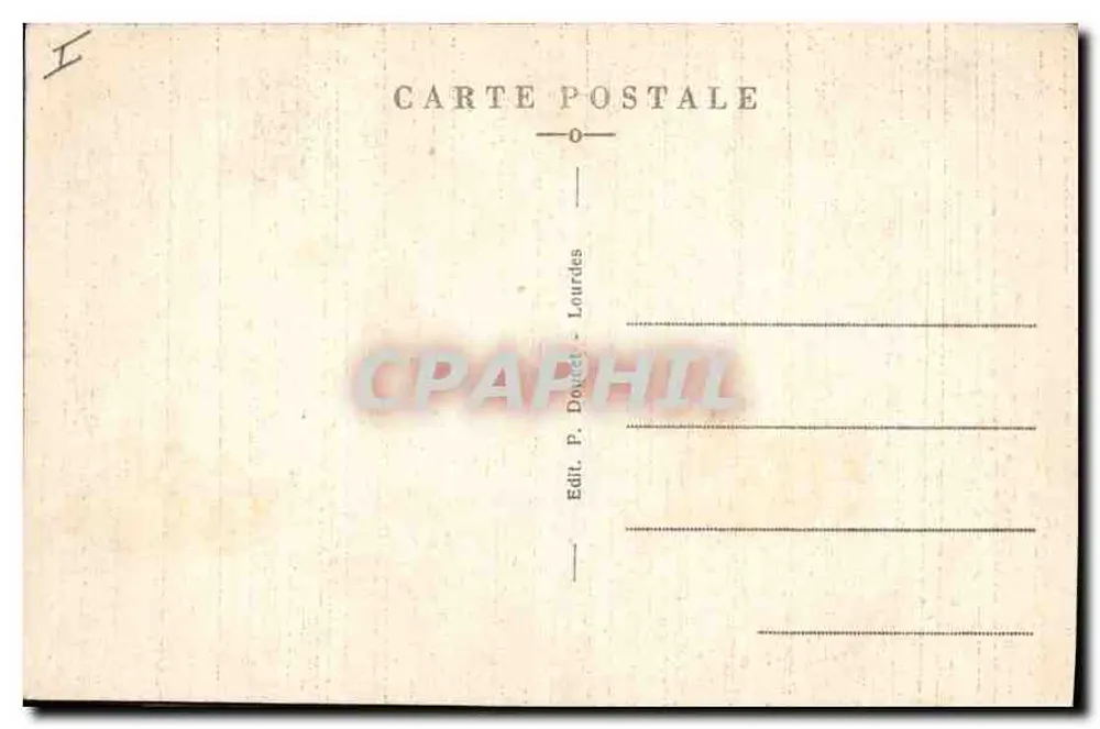Gavarnie — Vista Geral — P. D. - Verso