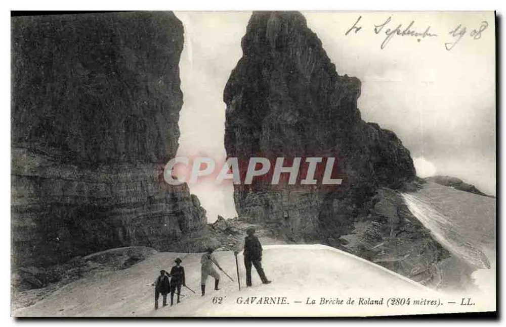 Gavarnie — A Brecha de Roland (2804 metros) — LL. - Frente