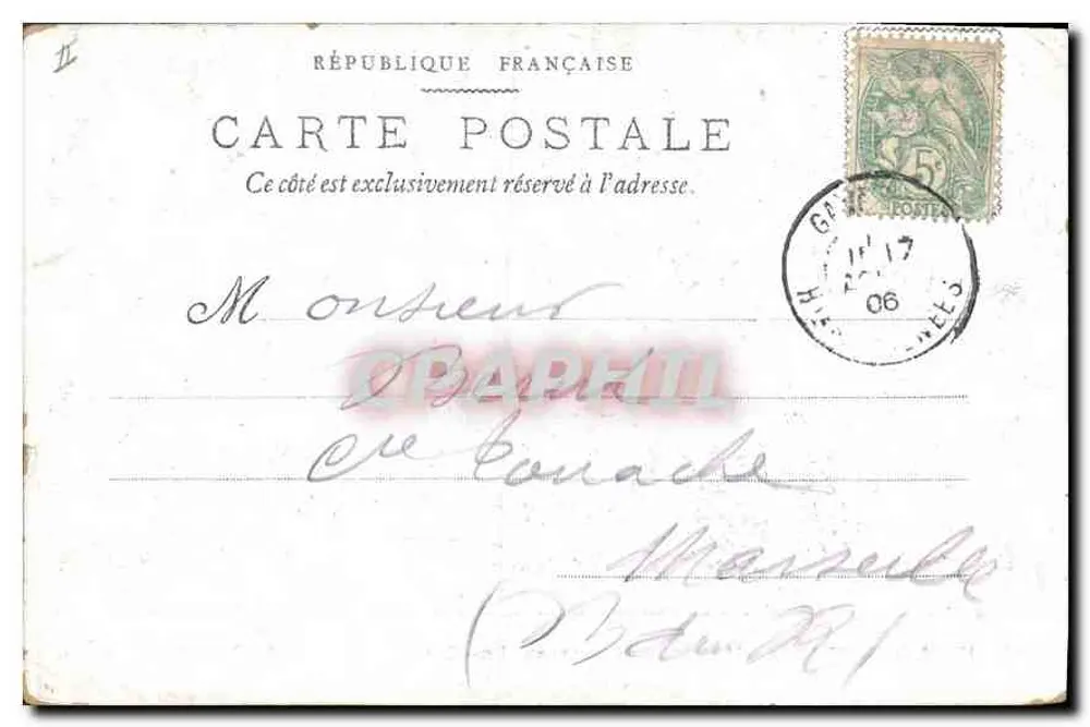Hautes-Pyrénées. Route de Gavarnie. Les Chaos — D. T. Éditeur, Lourdes, n°84 - Verso