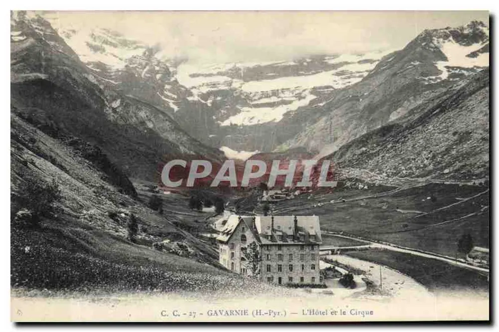 Gavarnie (H.-Pyr.) — O Hotel e o Circo — C. C. - 27 - Frente