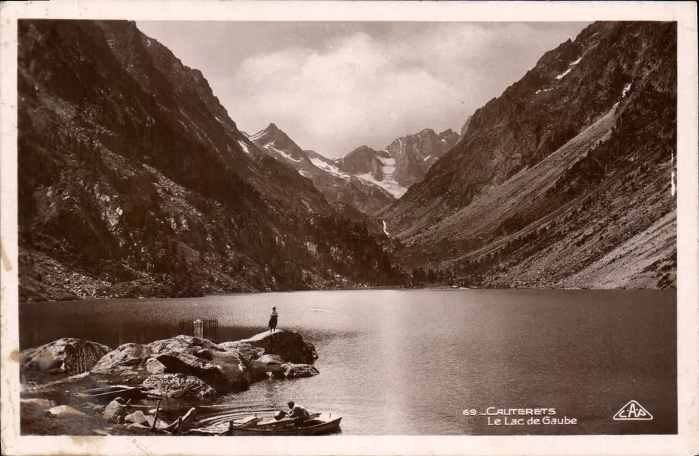 Lago de Gaube — Cauterets — Editor A.A.S. n°69 - Frente