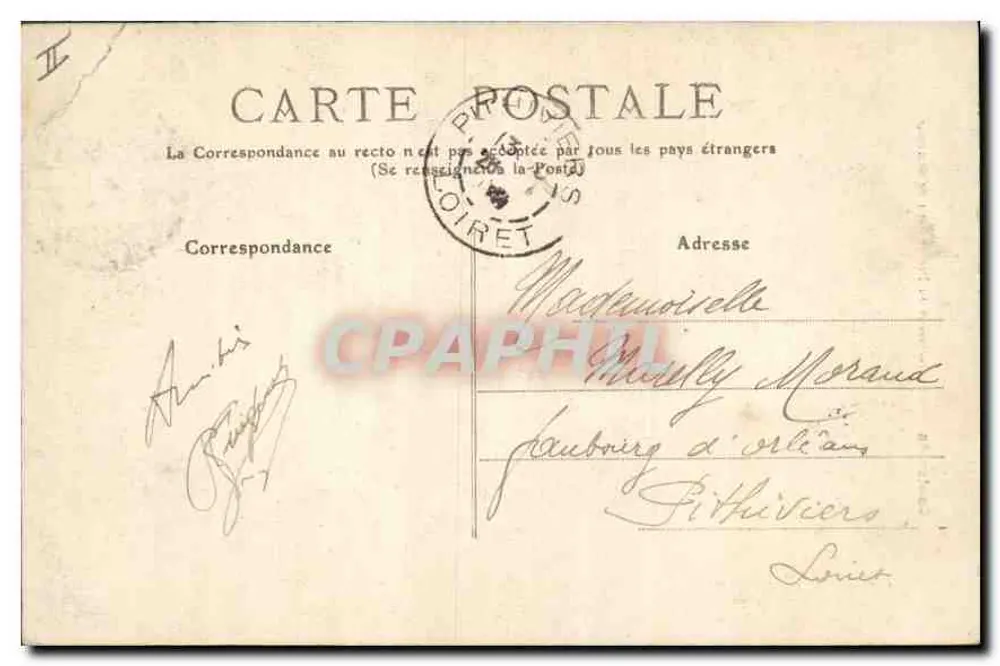 Cauterets — Etablissement du Pré et Petit St-Sauveur — Éditeur non identifié, n° de série non visible - Verso