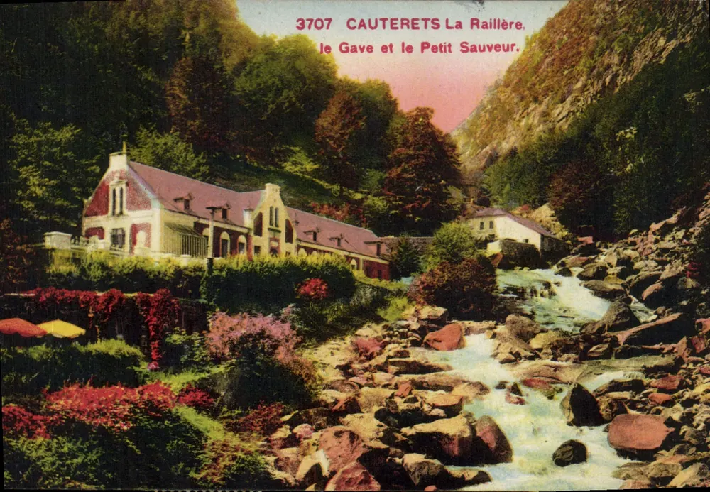 Cauterets La Raillière — der Gave und der Petit Sauveur — Photocouleur NICE (A.M.) n°3707 - Vorderseite