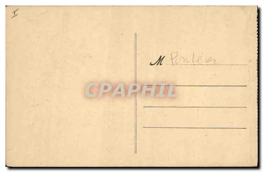 Bilhete postal antigo Cauterets - O Lago de Gaume — Fotocarta Labonne Frères, Toulouse, n°4 - Verso