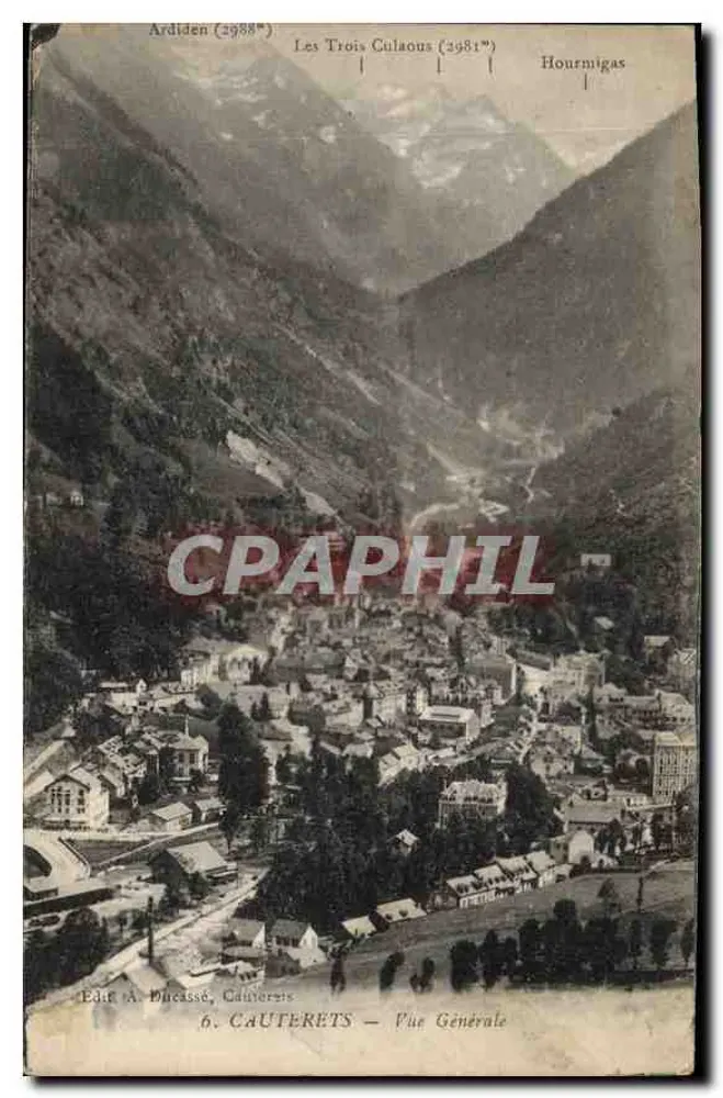 Cauterets — Vista Geral — Edição A. Ducasse, Cauterets - Frente