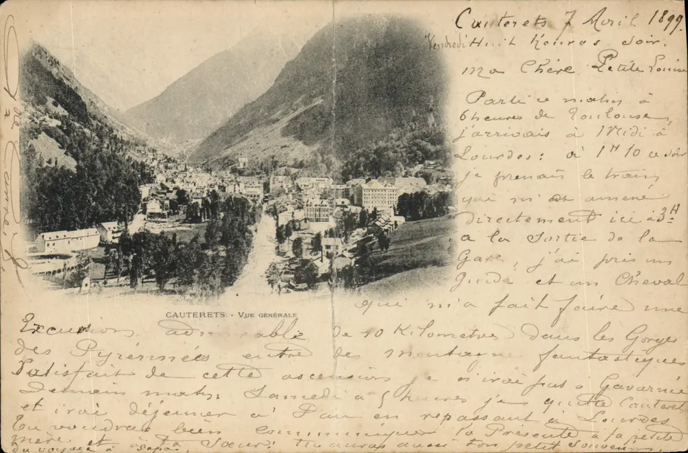 Cauterets — Vue générale — Éditeur : Cauterets, n° de série non visible - Front