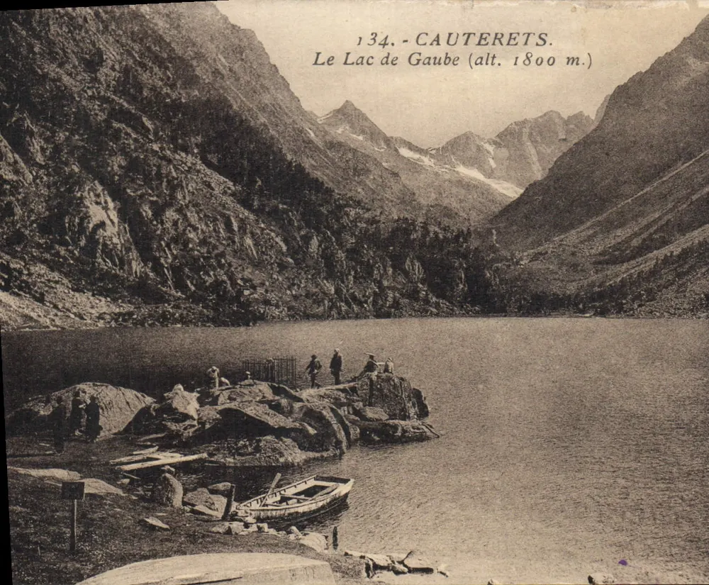 Lago de Gaube — Cauterets (alt. 1800 m.) — Edição F. Quirin - Frente