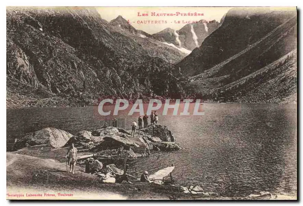 Hautes-Pyrénées — Cauterets — Lago Bergane — Sociedade Tipográfica Labouche Frères, Toulouse - Frente