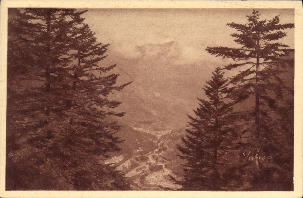 Vale da Raillère — Cauterets — Editor E.L.L. Quenouille, Londres - Frente