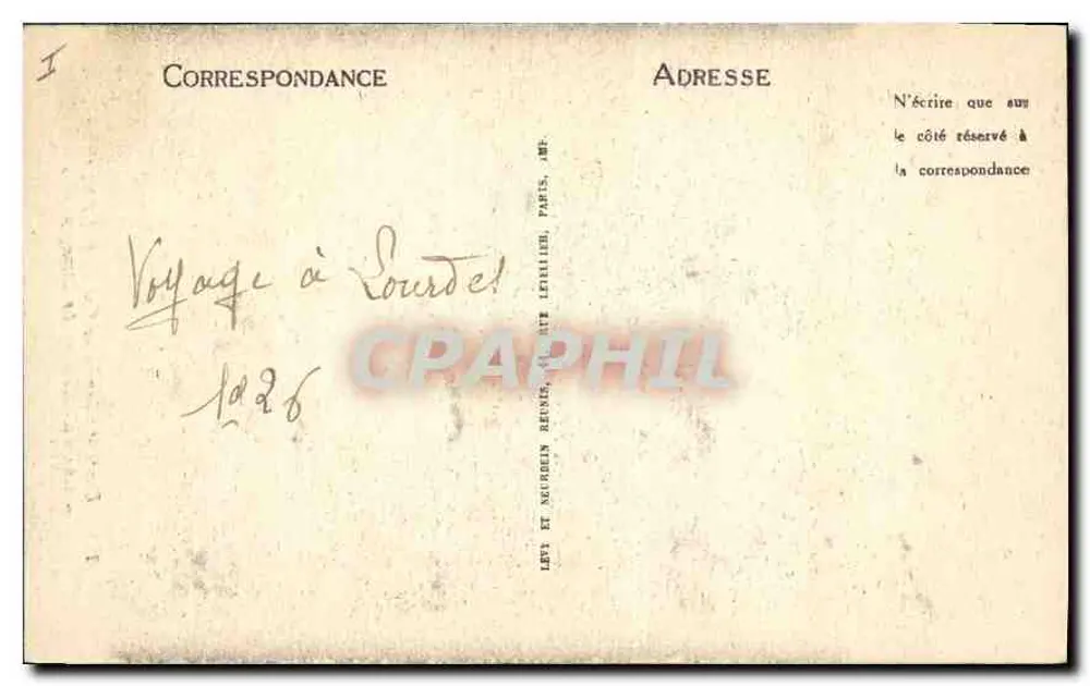 Rodovia e Ferrovia em LAUTERETS — Le Limacon — LL. — n°138 - Verso