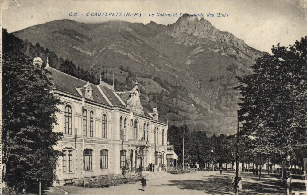 Cauterets (H.-P.) - Das Casino und die Promenade der Eufs - Vorderseite