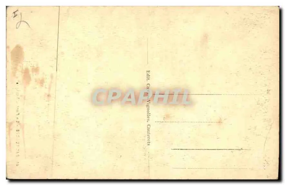 Cauterets - O Ponte da Espanha — editor C. Magnolles, Cauterets, n° 61 - Verso