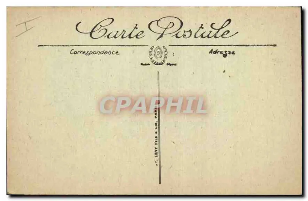 Cauterets — Fonte Mãe e Gouffre do Mauhourat — LL. N° 162 - Verso