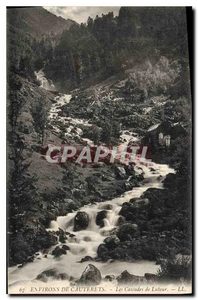 Arredores de Cauterets — As Cataratas de Lutour — LL. - Frente