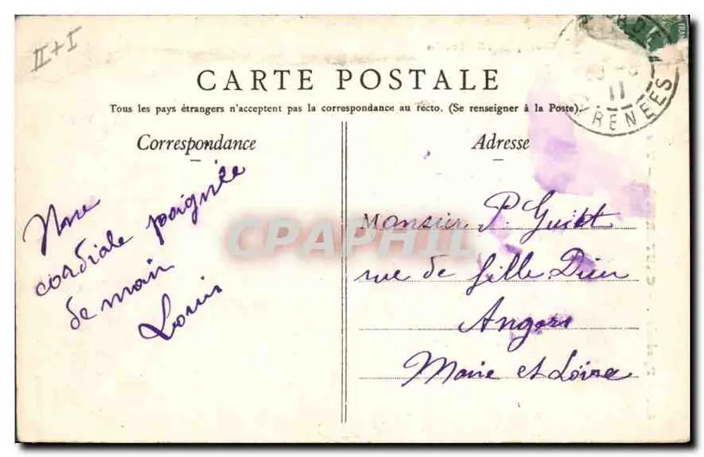 Cauterets — Vista geral — Vion, fot. edit. Lorgues - Verso