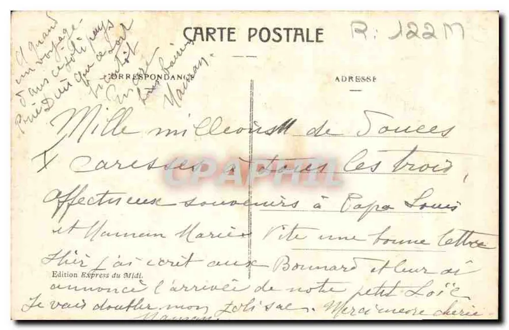LOURDES — Le Piscine e il Gave — Edizione Express del Midi - Verso