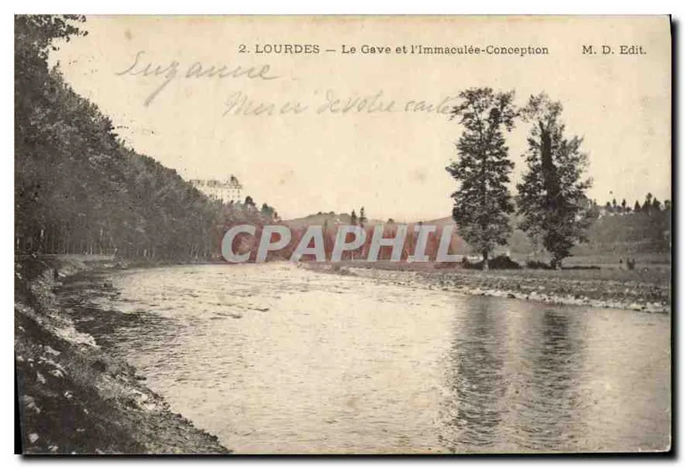 Lourdes — O Gave e a Imaculada Conceição — M. D. Edit. - Frente