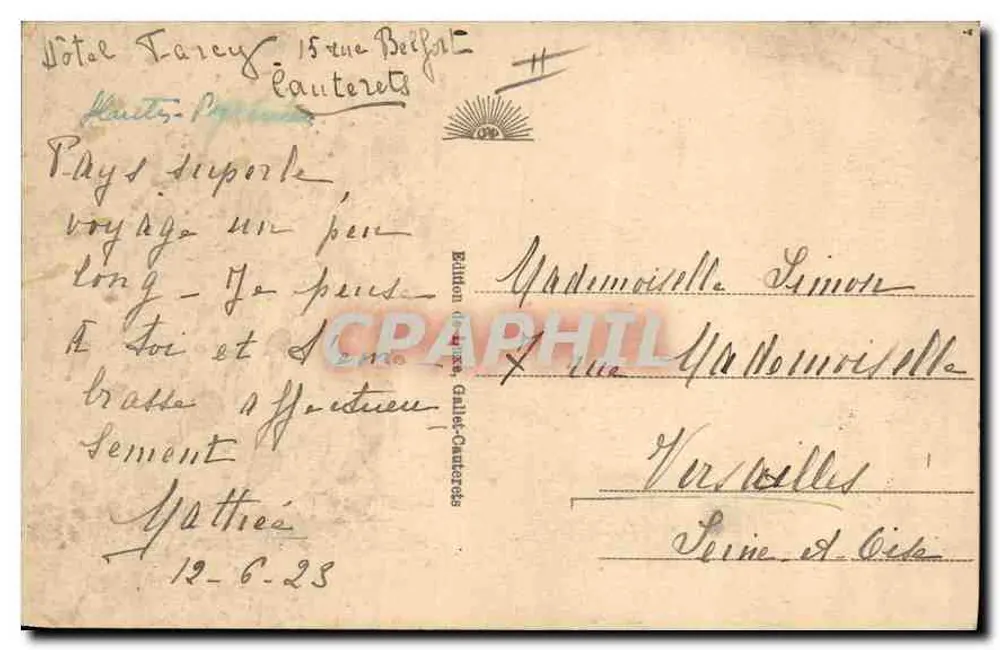 Crutérets - Die Brücke der Rallière und der Caballiros — Edition Crutérets - Rückseite
