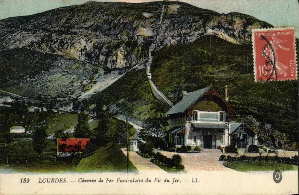 Lourdes — Caminho de Ferro Funicular do Pic du Jer — LL - Frente