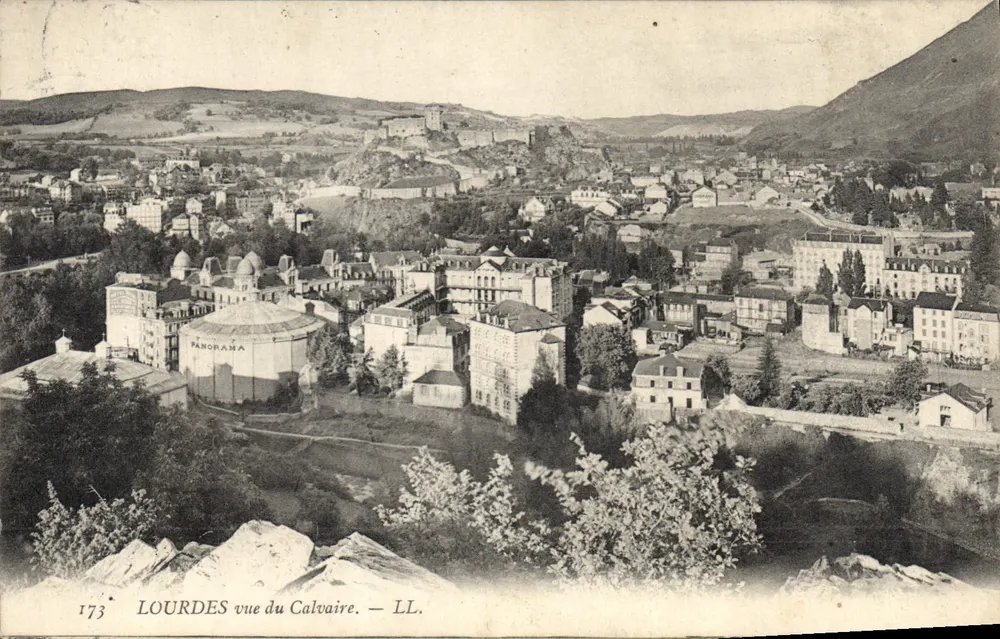 Lourdes — widok z Kalwarii — LL. — n°1773 - Awers