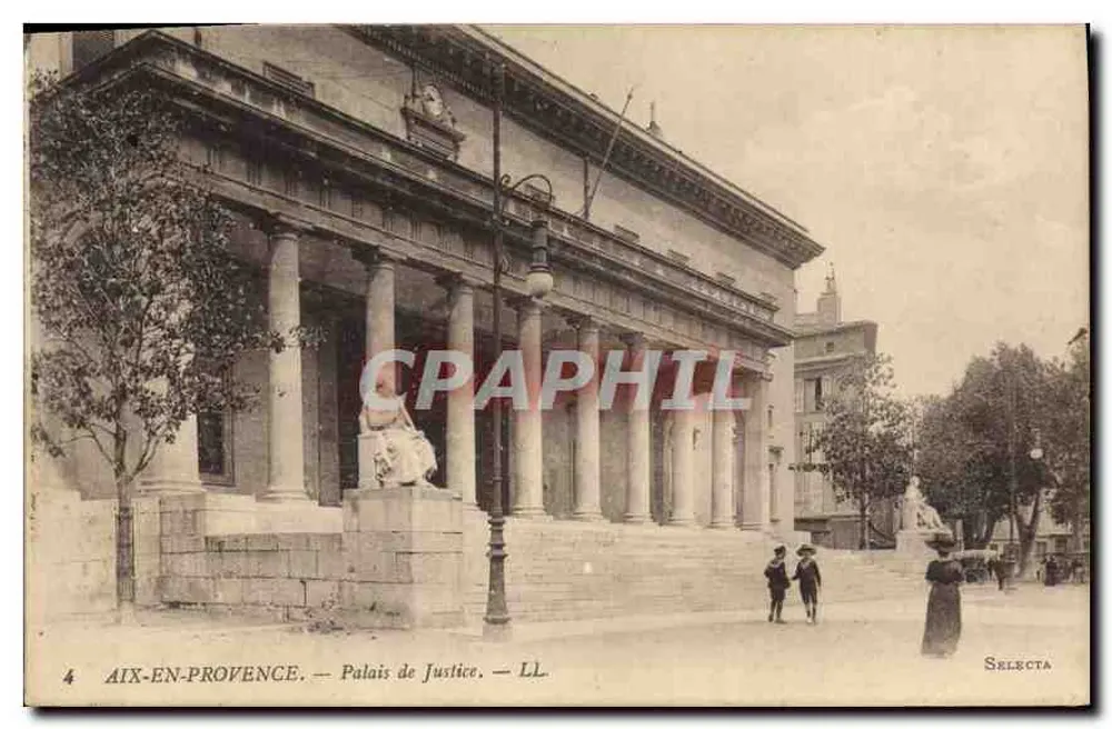 Aix-en-Provence — Palácio de Justiça — Selecta - Frente